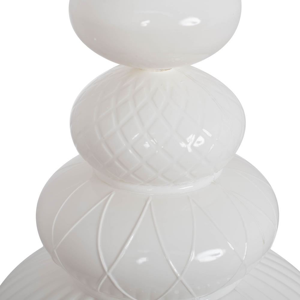 Vickerman 41" White Shiny Finial Ornament