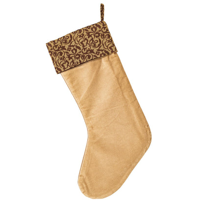 Vickerman Decorative 8" x 19" Brocade Brilliance Christmas Stocking