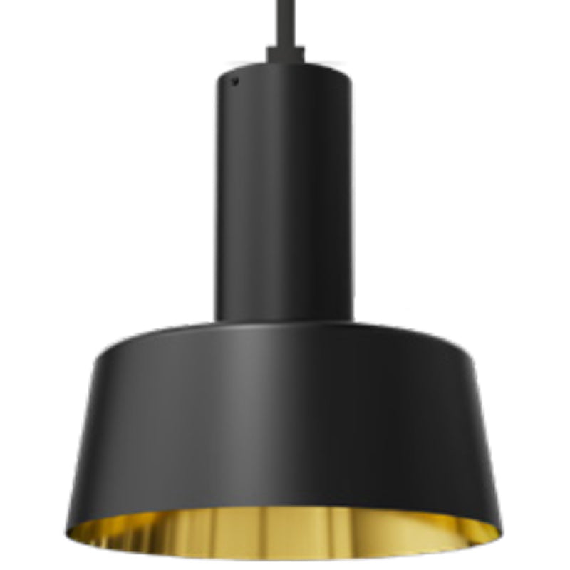 Westgate Cmc4 14In Flat Shade, Black/Gold, Commercial Indoor Lighting, Black+Golden Finish