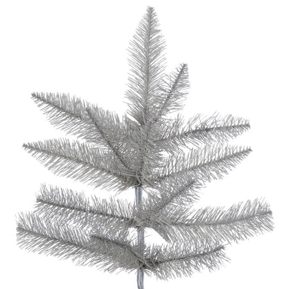 Vickerman 12' x 64" Platinum Fir Artificial Christmas Pencil Tree Unlit