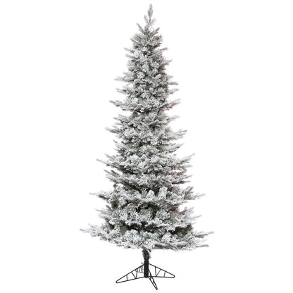 Vickerman 9' x 51" Flocked Kiana Artificial Christmas Tree Unlit