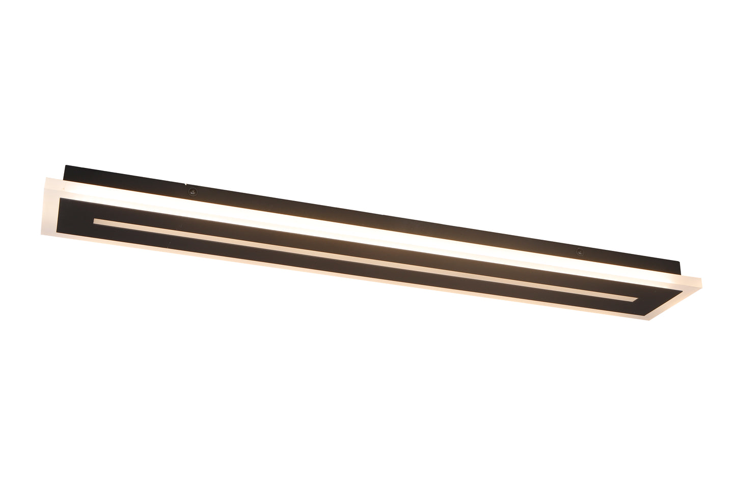 ASD Lighting LED Outdoor Wall Sconce with Center Light 48" 36W 120-277V CCT Selectable 3000/4000/5000K Dimmable Black ETL