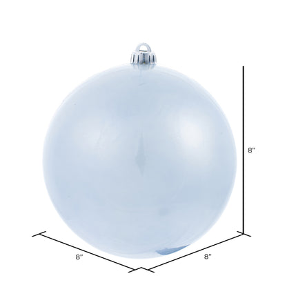 Vickerman 8" Periwinkle Candy Ball Ornament
