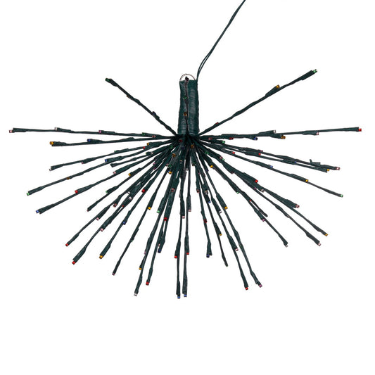Vickerman 160Lt x 24" Green Starburst Multi-Colored 5mm LED Lights.