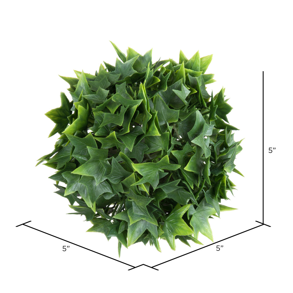 Vickerman 5" Artificial Mini Ivy Ball UV Set of 4