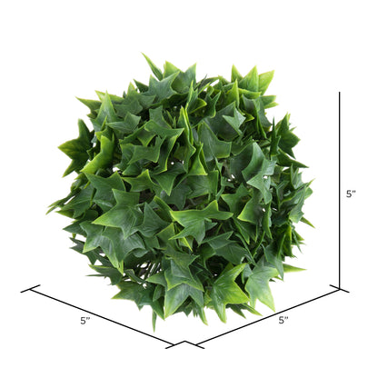Vickerman 5" Artificial Mini Ivy Ball UV Set of 4