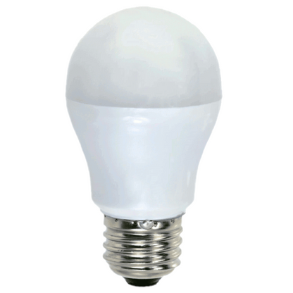 Damar A15 LED Purple Light Bulb 5W 140 Lumen E26 Medium Screw Base for Party Decoration Holiday Lighting Small Light Bulb 120V 200° Beam Angle White Finish Turns Purple When Lit Pack of 6