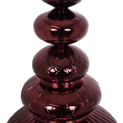 Vickerman 41" Burgundy Shiny Finial Ornament