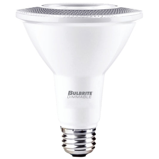 Bulbrite 75-Watt Equivalent PAR30LN with Medium Screw Base E26 Dimmable LED Light Bulb 4000K