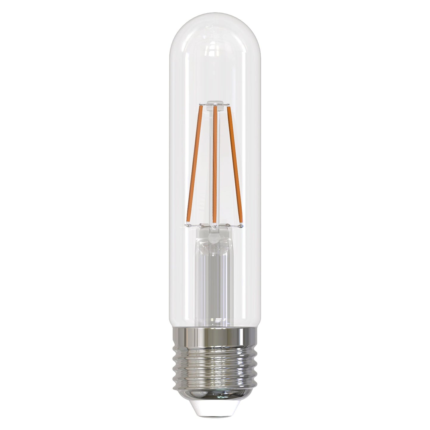 Bulbrite LED Filament 5.1 Watt Dimmable Tubular T9 Light Bulb with Clear finish and Medium (E26) Base - 2700K Warm White Light, 500 Lumens