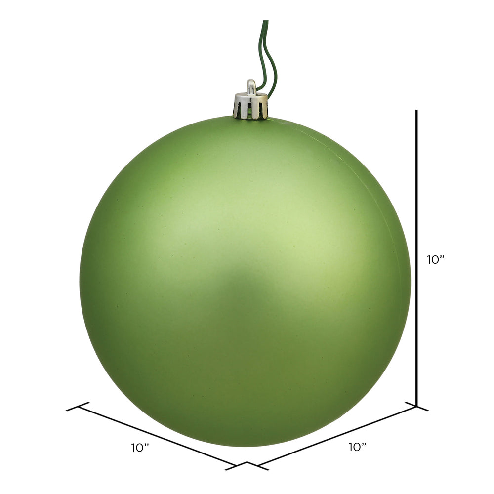 Vickerman 10" Celadon Matte Ball Ornament