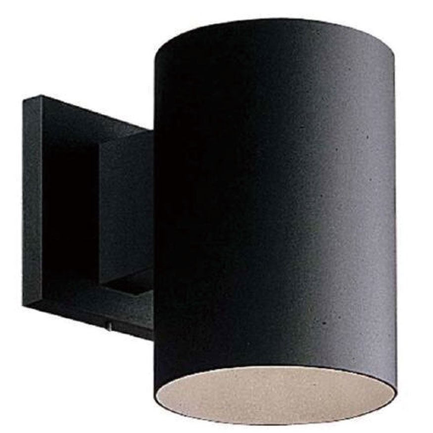 Sunlite 90158 7-Inch Modern Cylinder Wall Sconce, Minimalist Downlight, Aluminum Shade, 75 Watts Max, E26 Bulb (Not Included), Suitable for Wet Locations, Living Room & Entryways, Matte Black Finish