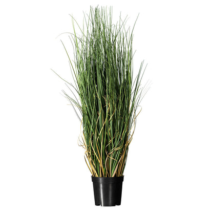 Vickerman 24" Artificial Potted Green Curled Grass.