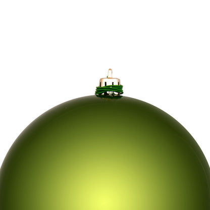 Vickerman 3" Juniper Green Shiny Ball Ornament 12 per Bag