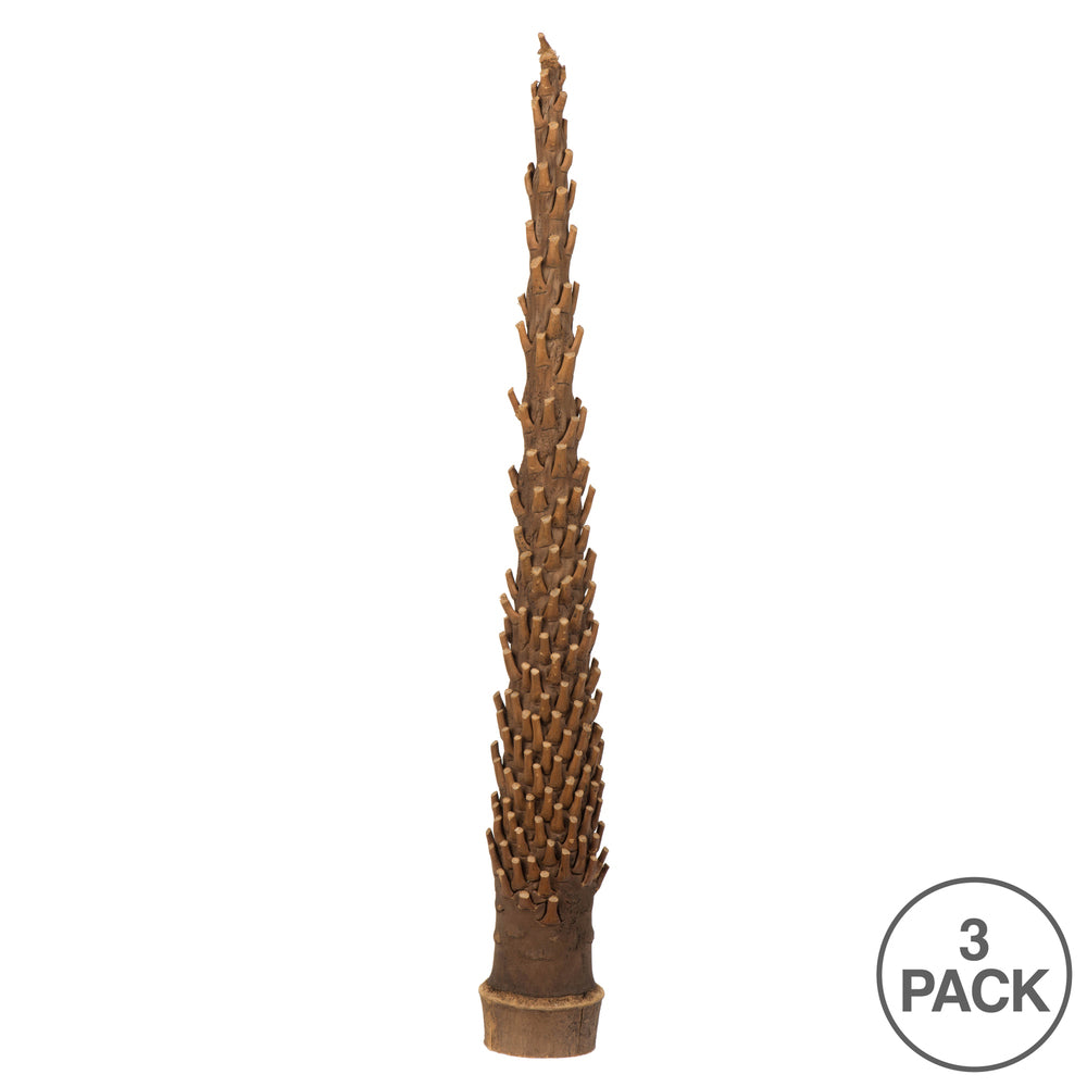 Vickerman 14-24" Natural Caba Spindle. Includes 3 Pieces Dried