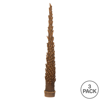 Vickerman 14-24" Natural Caba Spindle. Includes 3 Pieces Dried