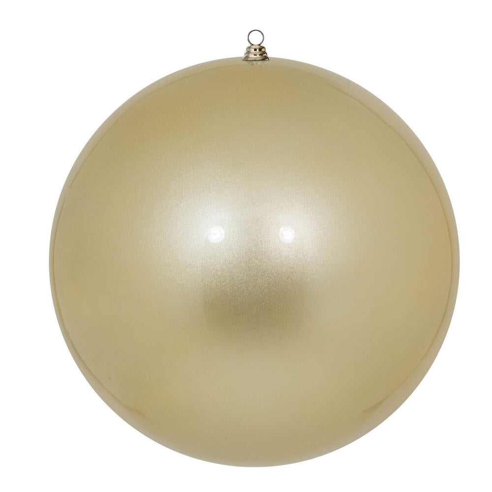 Vickerman 24" Giant Champagne Ornament. UV resistant and Approved for both Indoor and Outdoor Use.