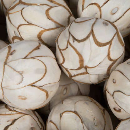 Vickerman Natural Botanicals 1.6" Sola Chips Ball. Includes 100 pieces per Pack.