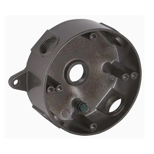 Westgate 1/2” Trade Size, 5 Outlet Holes, 15.8 Cu. In., Bronze, Electrical Products, Bronze Finish