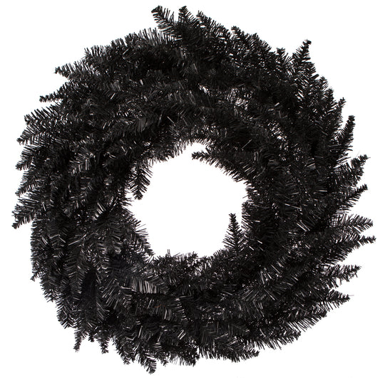 Vickerman 48" Black Fir Artificial Christmas Wreath Unlit