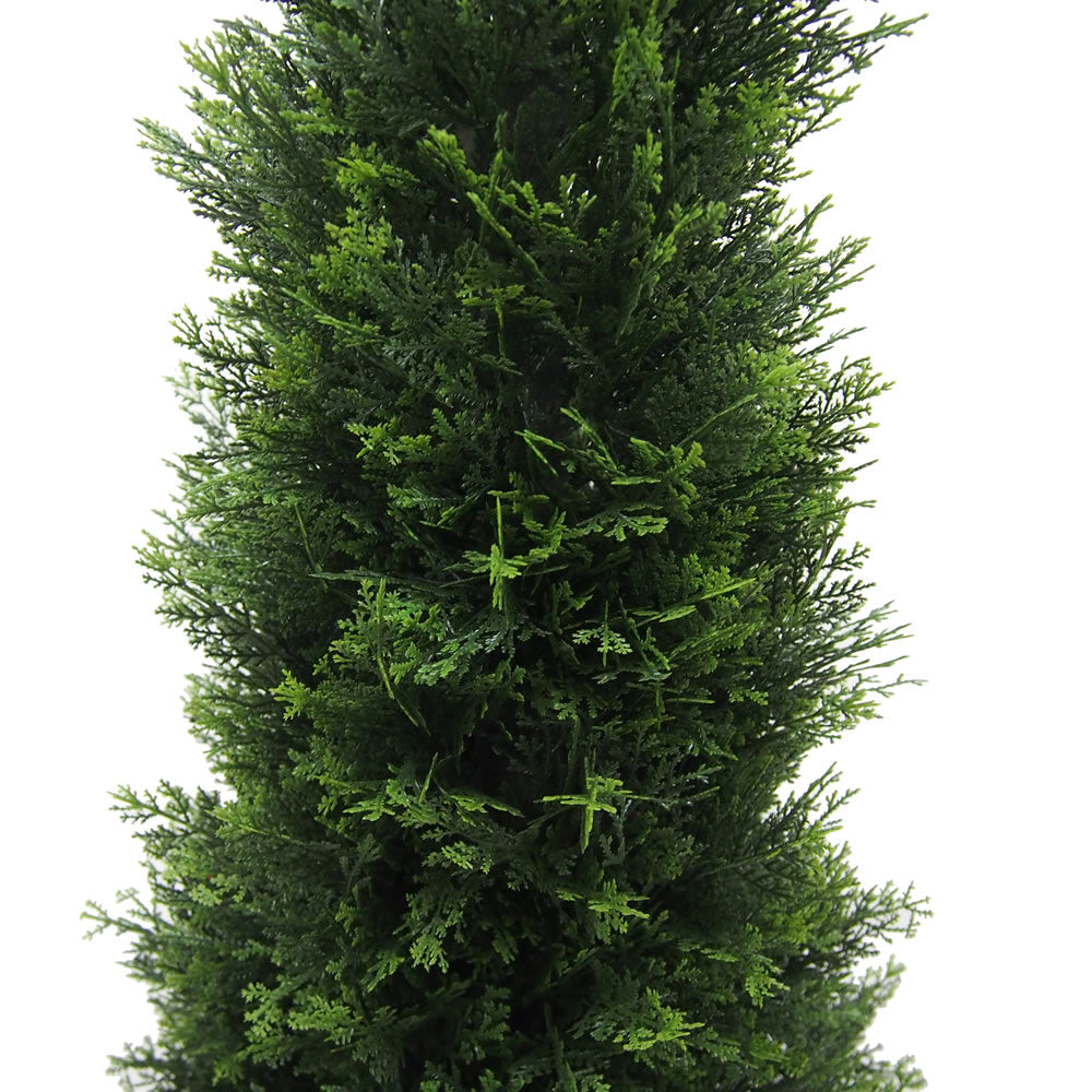 Vickerman 4' Artificial Potted Green Cedar Tree.