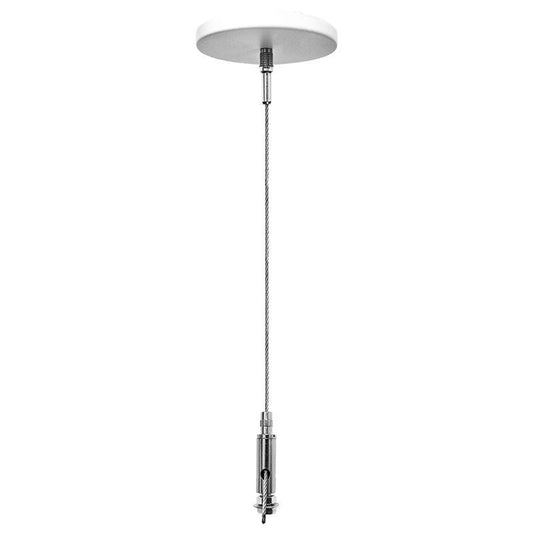 Westgate Adj. 6Ft 1/16In Single Susp. Set 2In Mini Canopy, Keyhole End, Non-Power Side, Commercial Indoor Lighting