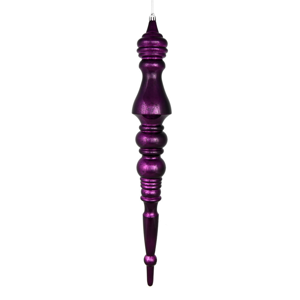 Vickerman 20" Plum Mercury Finial