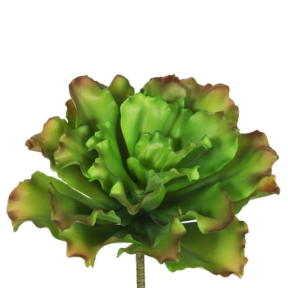 Vickerman 9" Artificial Green and Brown Big Romaine Stem Set of 3