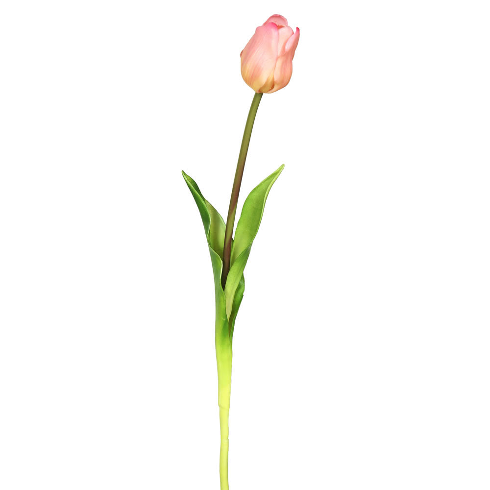 Vickerman 19" Artificial Pink Tulip Stem Set of 3