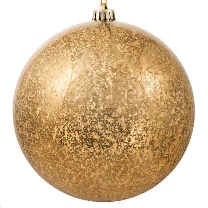 Vickerman 8" Mocha Shiny Mercury Ball Ornament