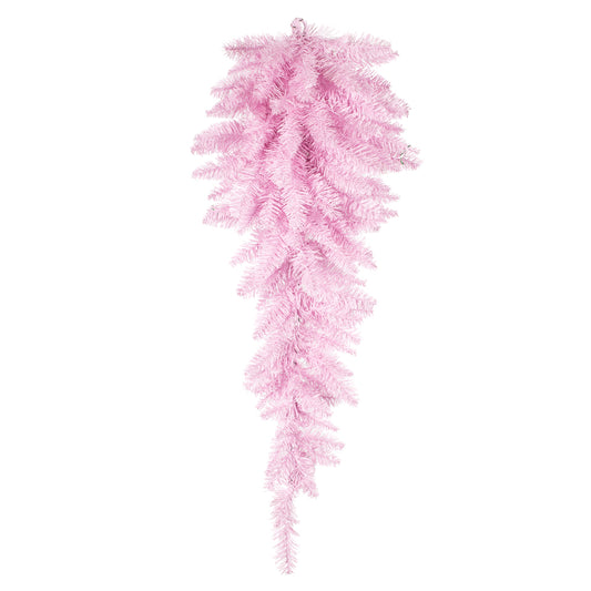 Vickerman 36" Pink Fir Artificial Christmas Teardrop Unlit