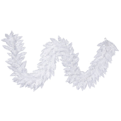 Vickerman 9' Sparkle White Spruce Artificial Christmas Garland Unlit