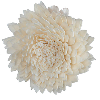Vickerman Natural Botanicals 1.6"/2.4"/3.2" Assorted Natural Dried Zinnia Sola Flower Head 24/bag.