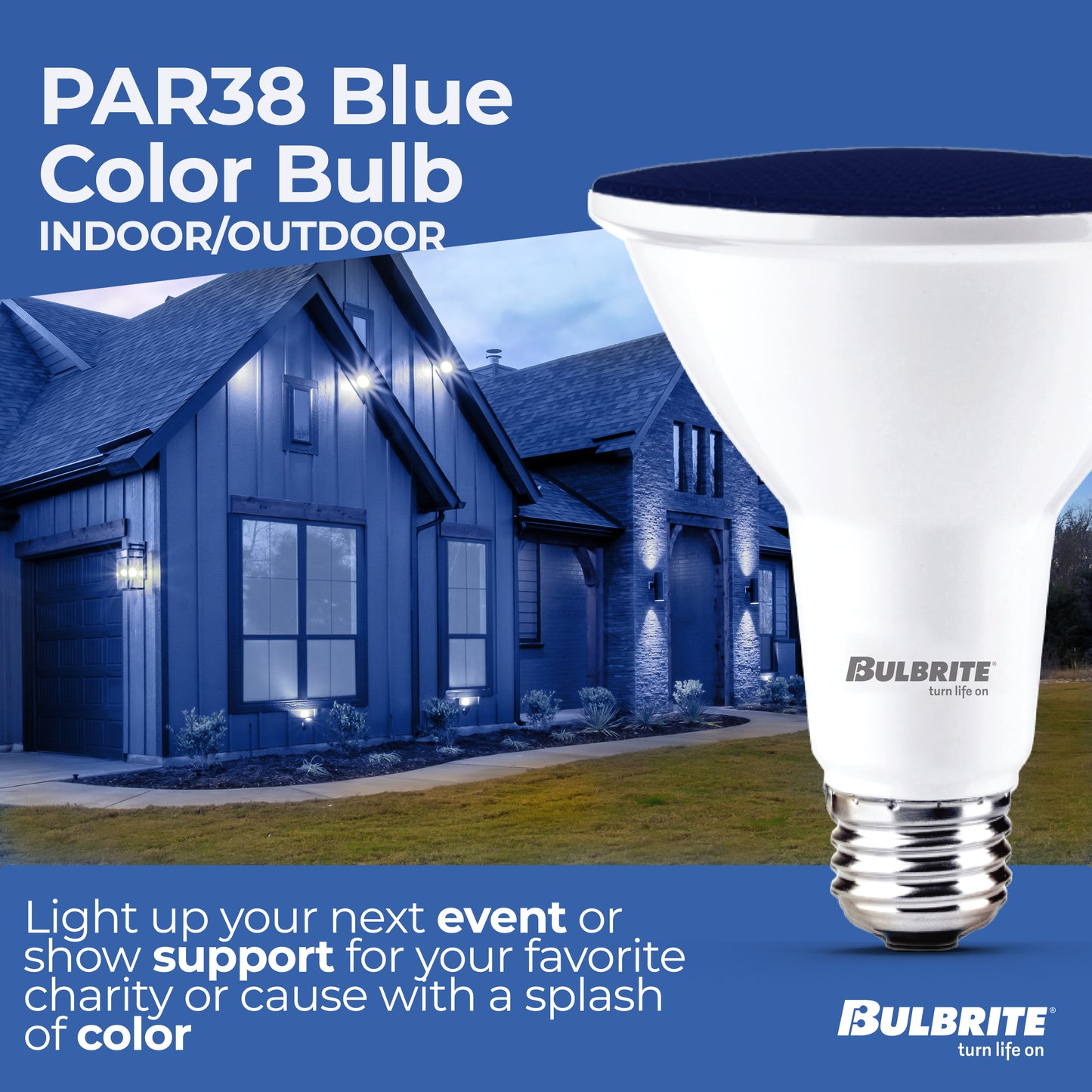 Bulbrite 772505 90-Watt Equivalent, Pink Color PAR38 Weatherproof Outdoor E26 Medium Base Flood LED Light Bulb