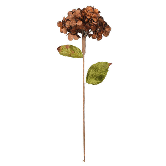 Vickerman 17" Artificial Mocha Hydrangea Christmas Spray 3 per bag