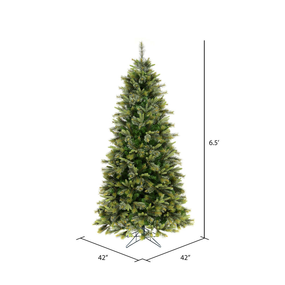Vickerman 6.5' Cashmere Slim Artificial Christmas Tree Unlit
