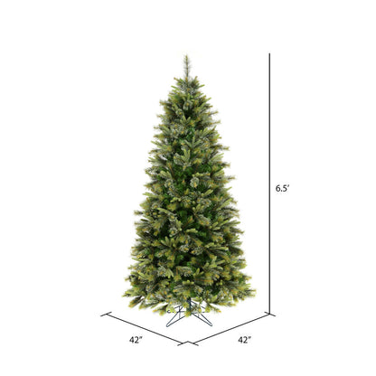 Vickerman 6.5' Cashmere Slim Artificial Christmas Tree Unlit