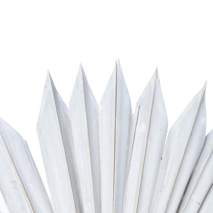 Vickerman Natural Botanicals 20" White Washed Palm Sun Stem. Includes 12 Pieces per Bunch.