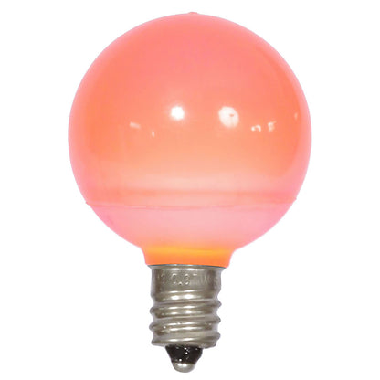 Vickerman G40 Pink Ceramic LED Replacement Bulb package of 25