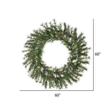 Vickerman 60" Mixed Country Pine Artificial Christmas Wreath Unlit