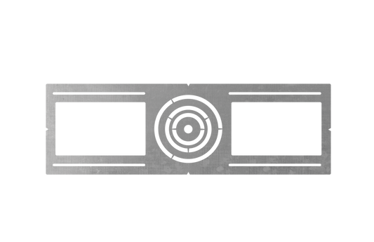 ASD Lighting New Construction Flat Mounting Plate with a Symmetric Round holes 3-4-6inch 6pack