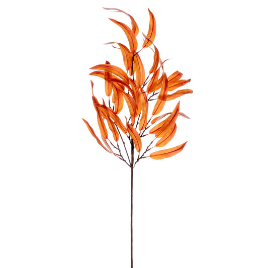 Vickerman 32" Autumn Orange Artificial Leaf Spray 2 per bag.