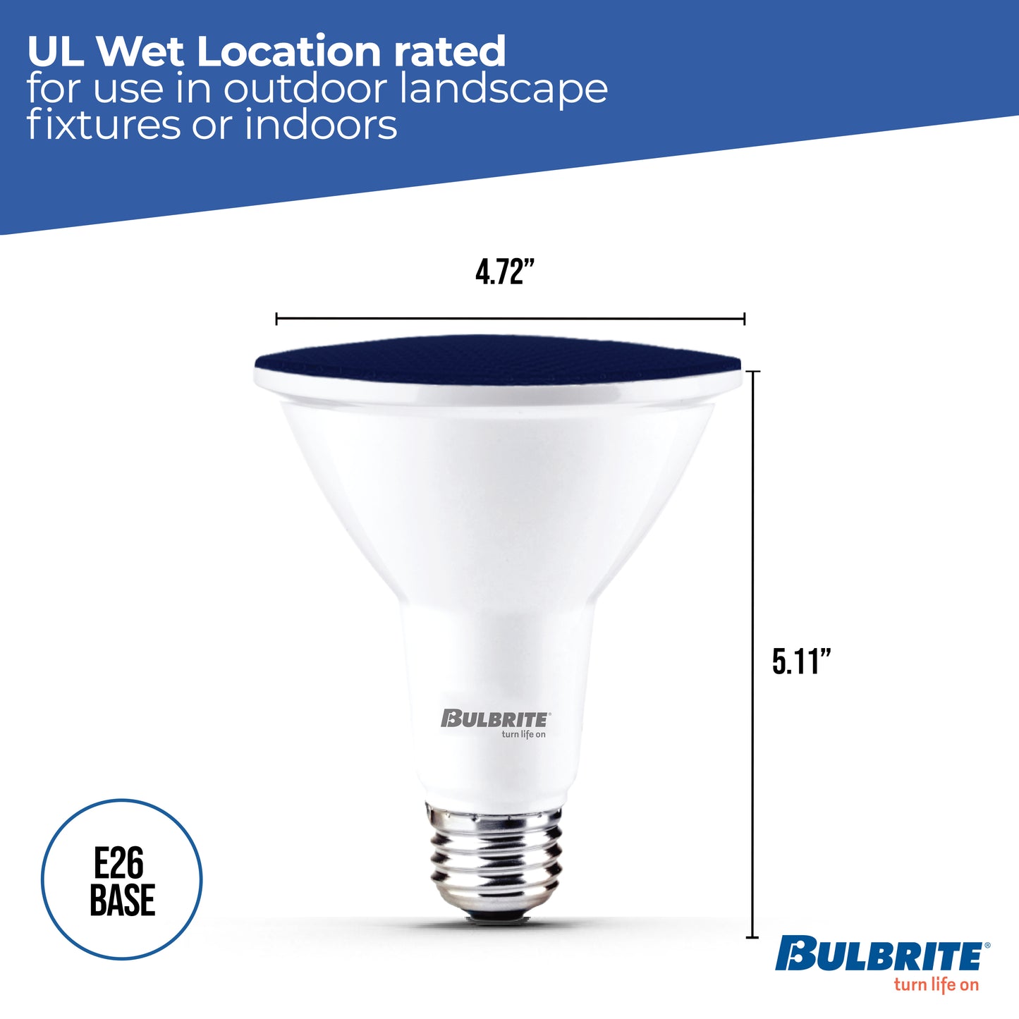 Bulbrite 772505 90-Watt Equivalent, Pink Color PAR38 Weatherproof Outdoor E26 Medium Base Flood LED Light Bulb
