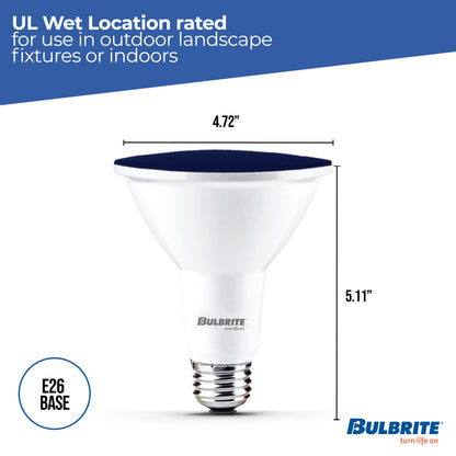 Bulbrite 772505 90-Watt Equivalent, Pink Color PAR38 Weatherproof Outdoor E26 Medium Base Flood LED Light Bulb