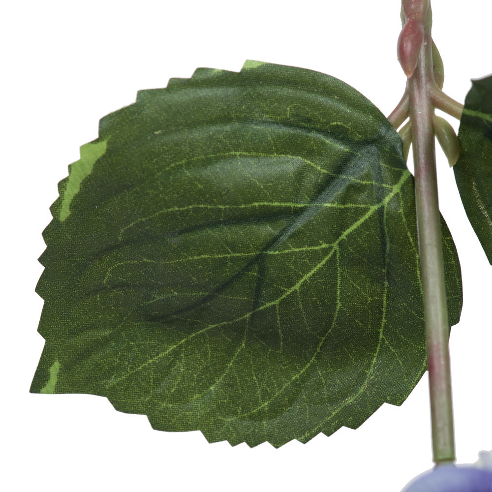 Vickerman 18" Artificial Purple Hydrangea Spray. Includes 4 sprays per pack.