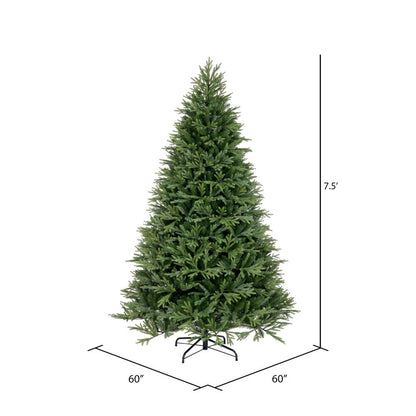 Vickerman 7.5' x 60" Tiffany Fraser Fir Artificial Christmas Tree Unlit
