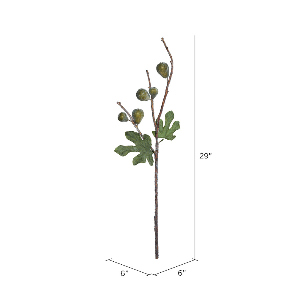 Vickerman 29" Artificial Green Fig Spray.