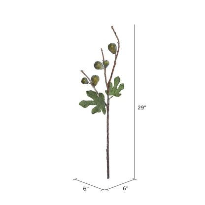 Vickerman 29" Artificial Green Fig Spray.