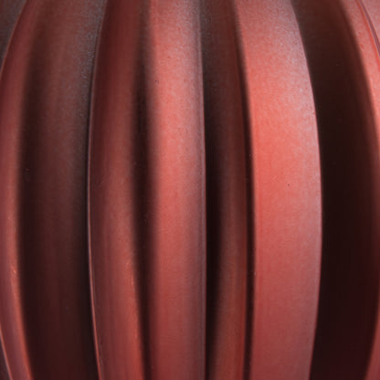 Vickerman 6.3" x 3.5"  Coral Matte Lantern Ornament with drilled and wired caps. Comes 4/bag.
