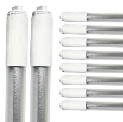 Damar- 5Ft T8 LED Tube Light Bulb Type B Bypass Single End 26W 3650 Lumens 6500K Daylight R17D Base with Rotating Ends 120-277VAC Pack of 10- Fluorescent Replacement for Garage Workshop Warehouse